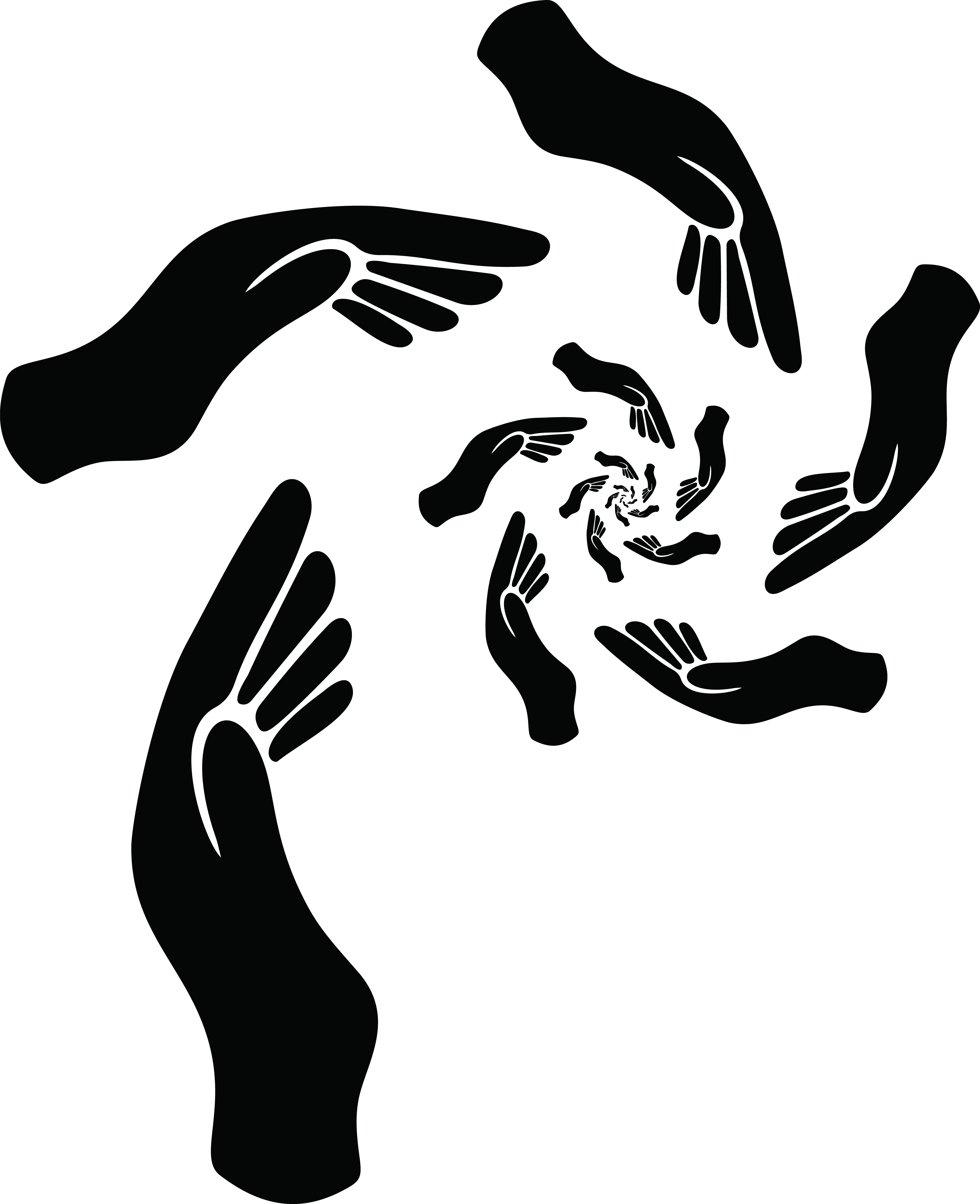 Abstract Hands Design