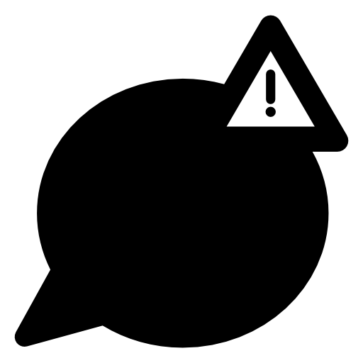 Chat Notification with Alert Icon
