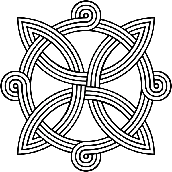 Intricate Celtic Knot Design