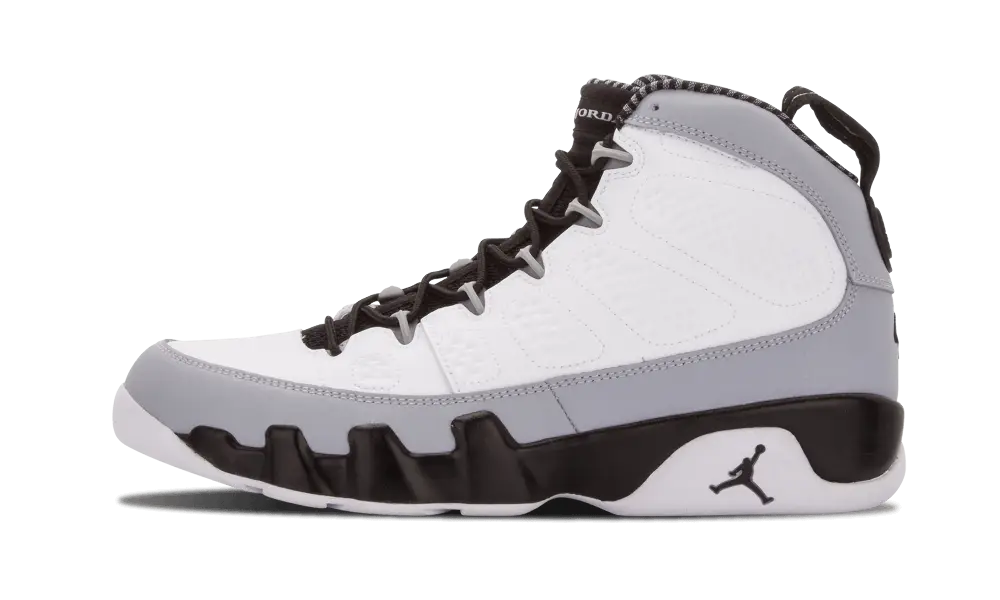 Stylish White and Gray Sneaker with Black Details