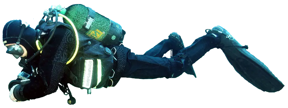 Scuba Diver Underwater