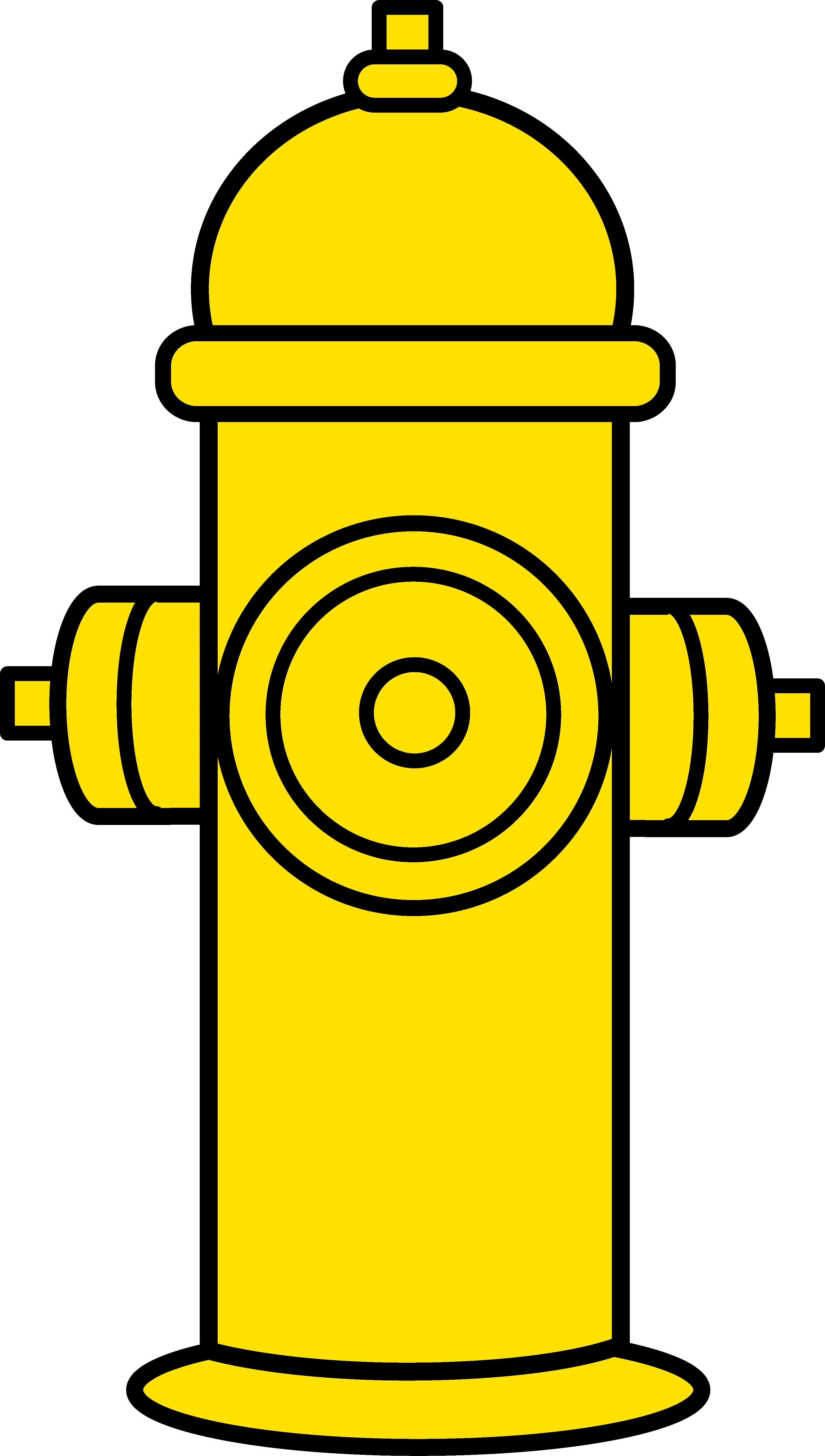 Yellow Fire Hydrant