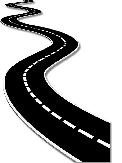 Winding Road Illustration