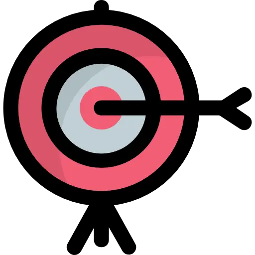 Target with Arrow in Center