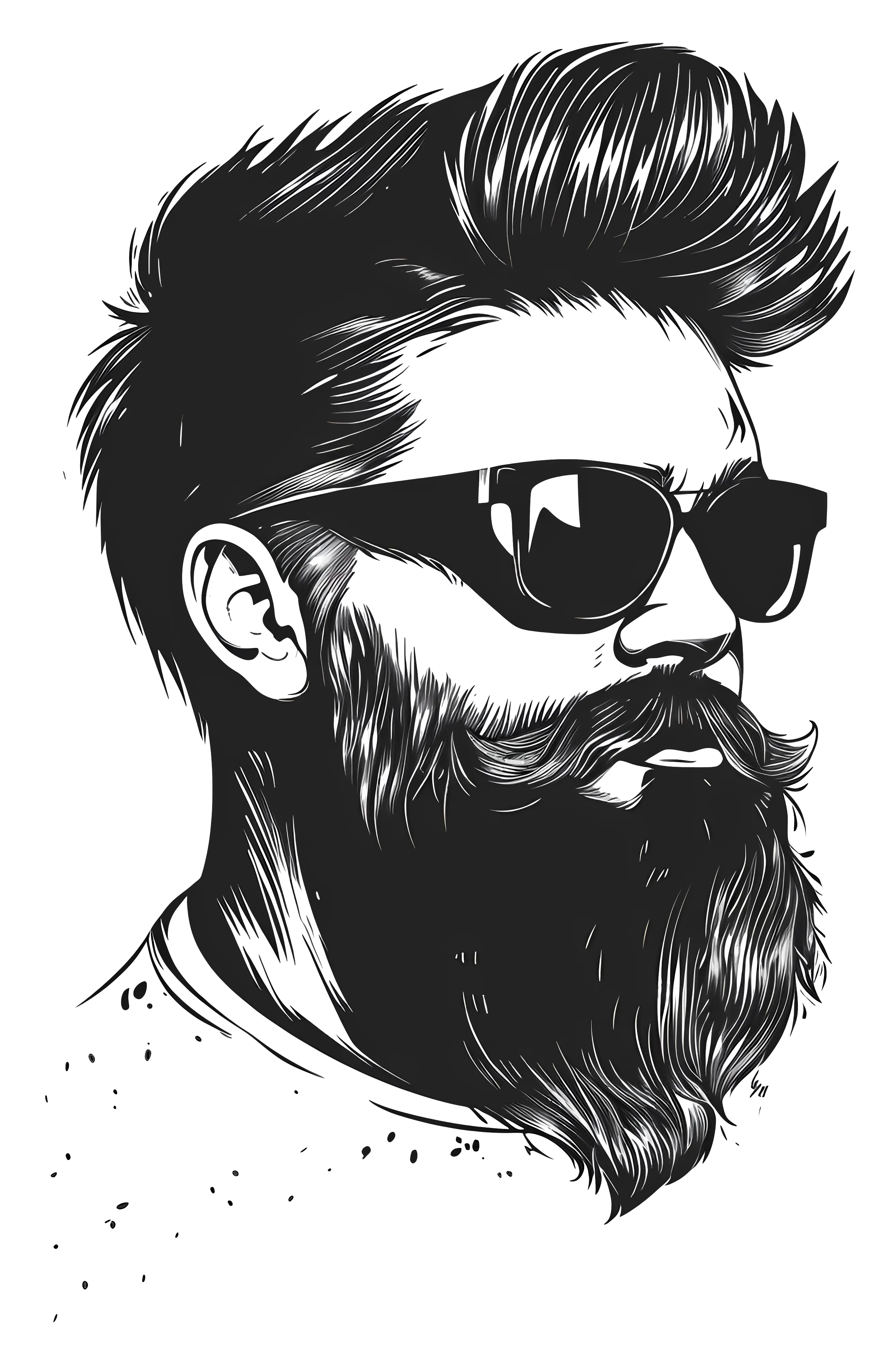 Bearded Man with Sunglasses
