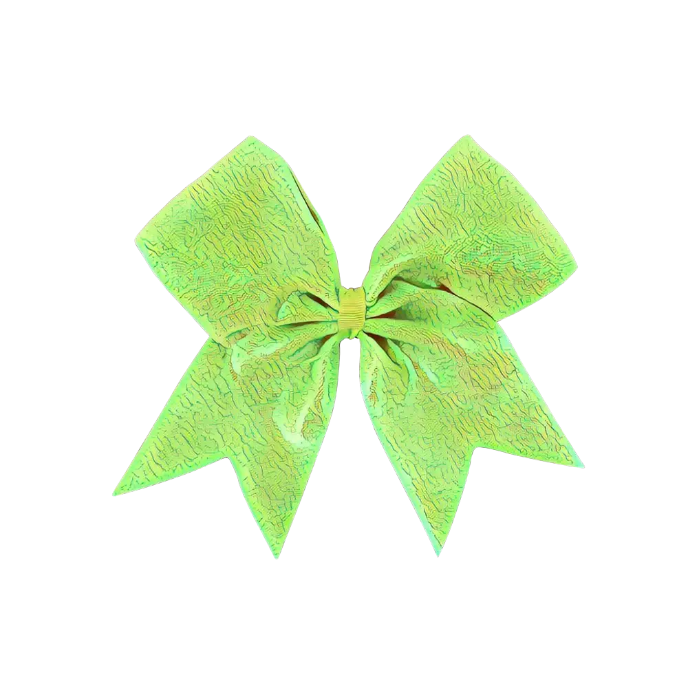 Elegant Green Ribbon Bow Design