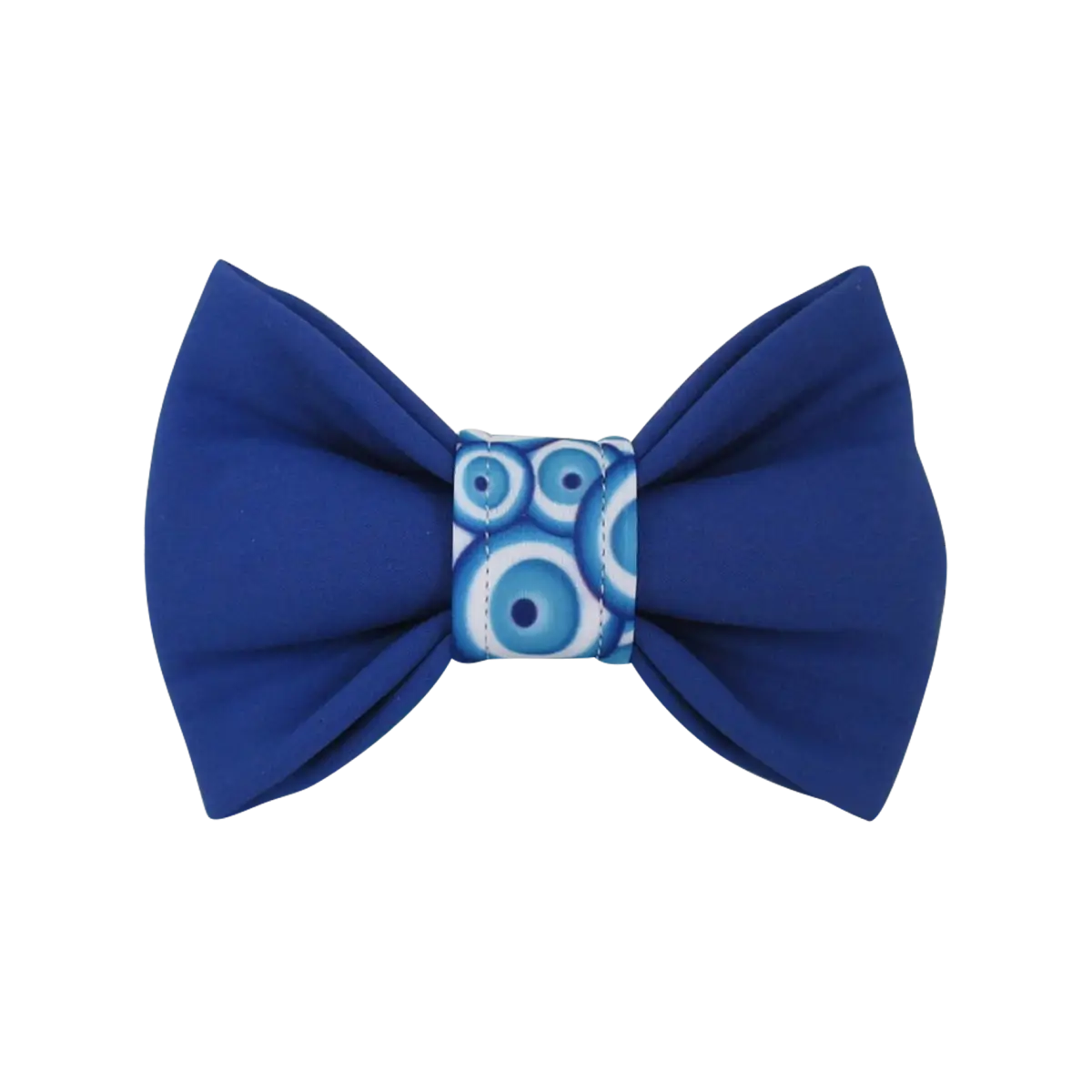 Elegant Blue Bow Tie with Unique Pattern