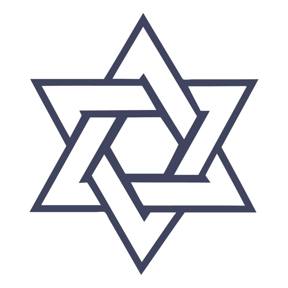 Unique Star-Shaped Geometric Pattern
