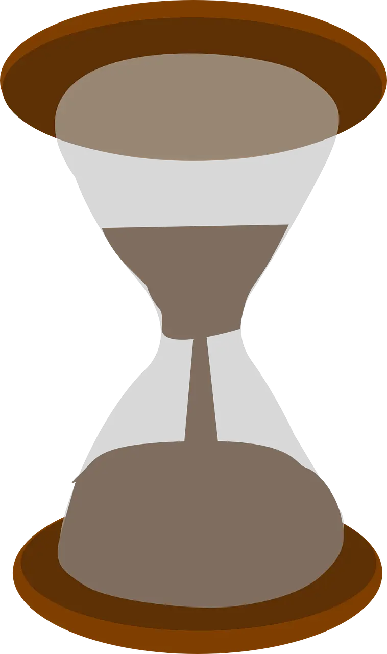 Classic Hourglass with Flowing Sand
