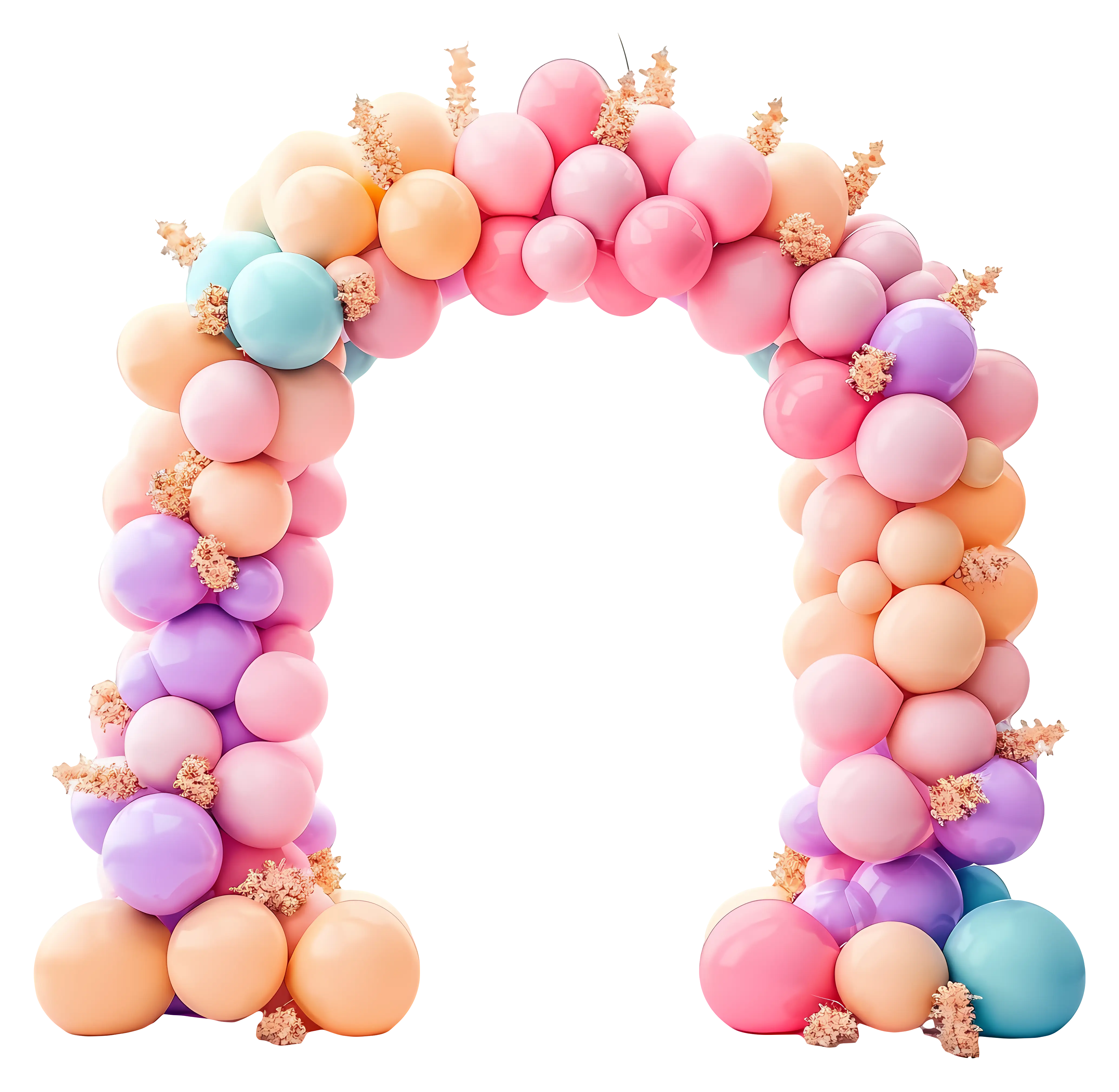 Colorful Balloon Arch for Celebrations