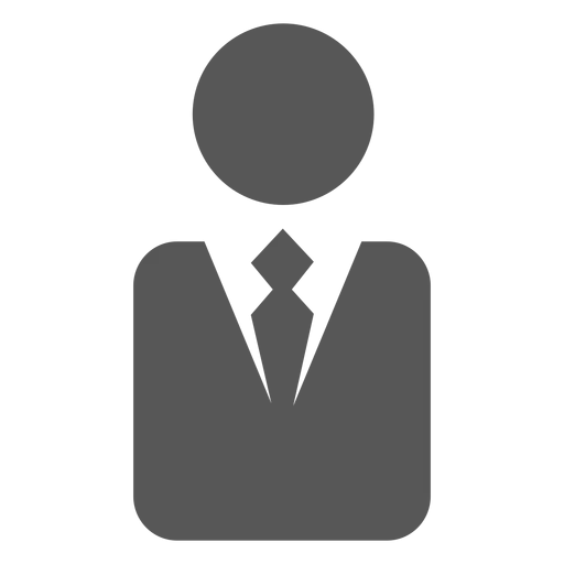 Businessperson Icon in Suit and Tie