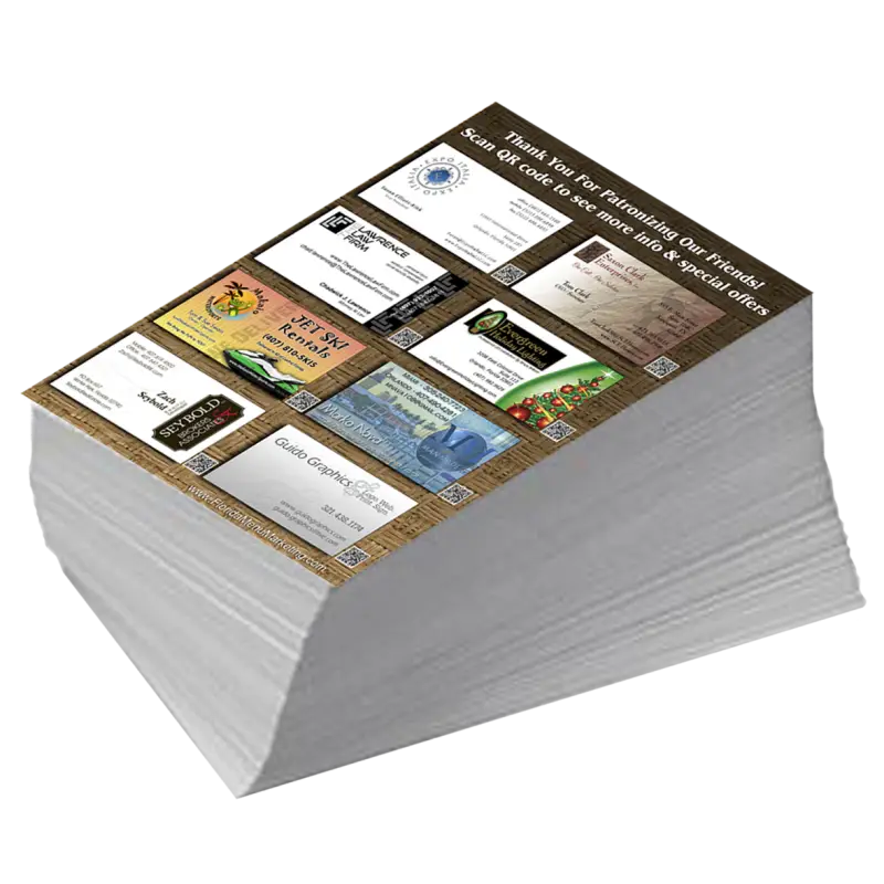 Stack of Business Cards