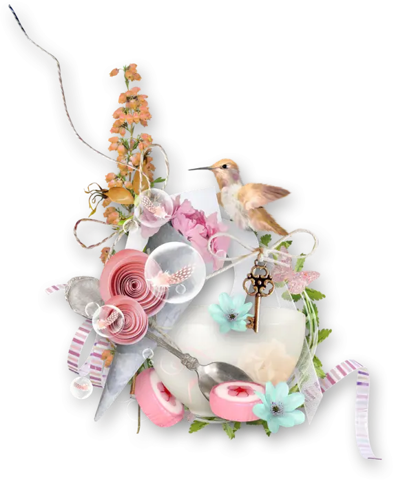 Beautiful Decorative Arrangement with Bird