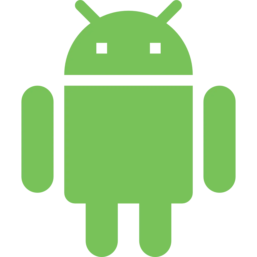 Green Android Mascot Icon for Technology Representation