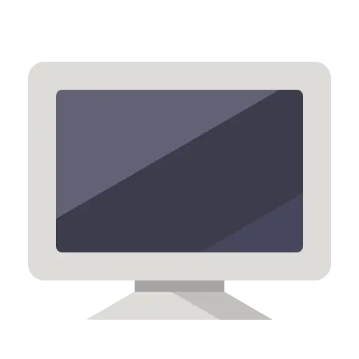 Flat Computer Monitor for Digital Setup