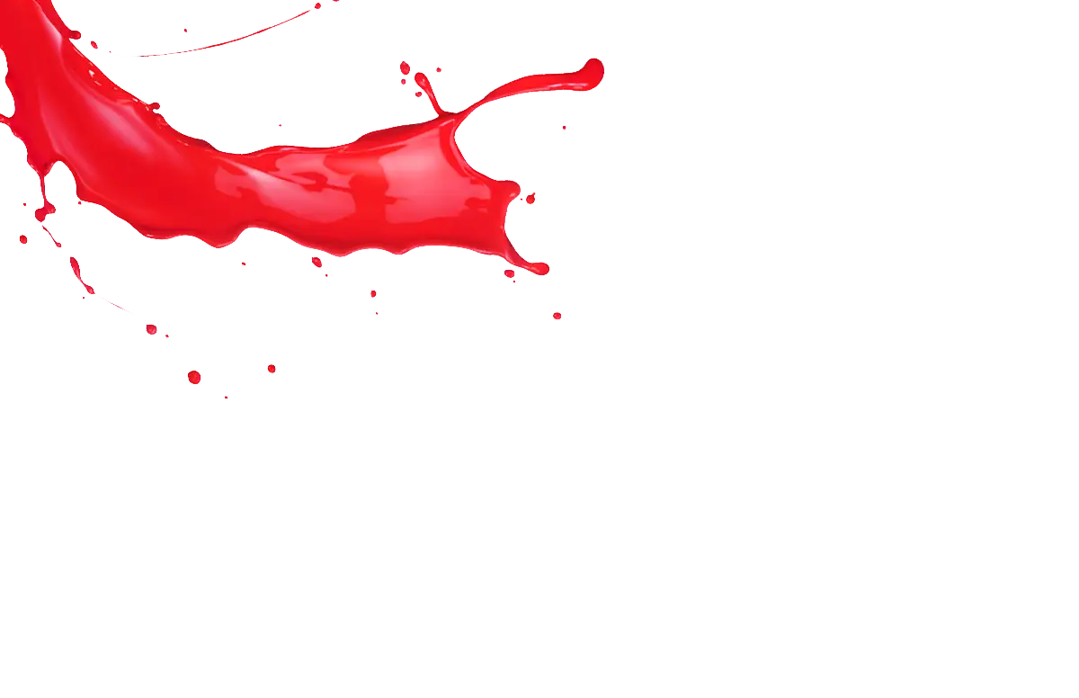 Red Paint Splash in Motion
