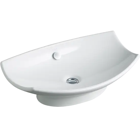Sleek White Porcelain Sink Design