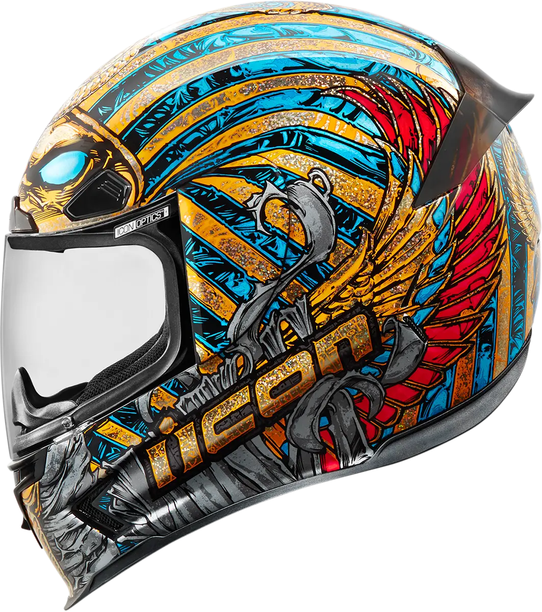 Colorful Motorcycle Helmet