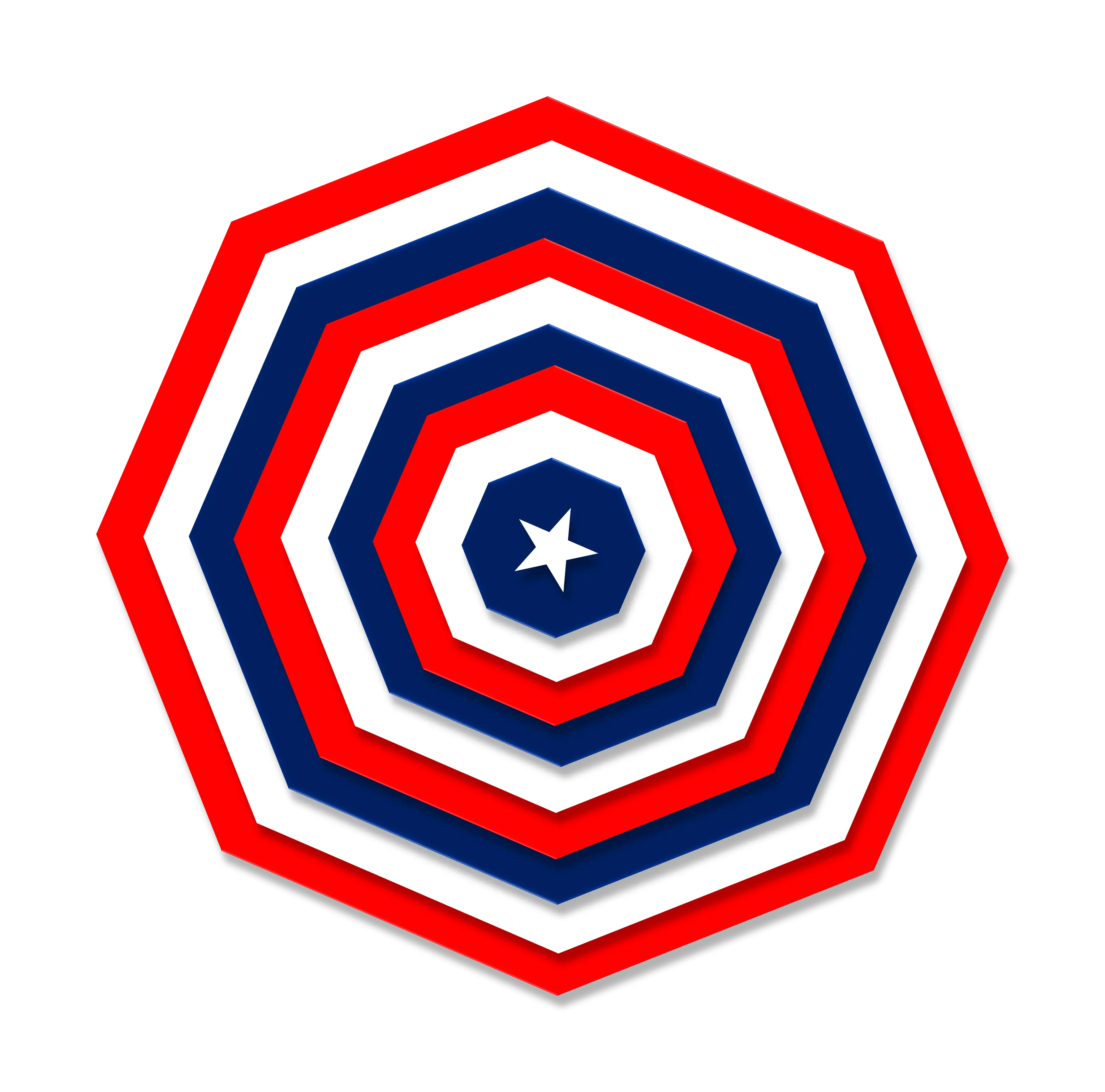 Patriotic Shield Emblem