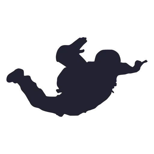 Silhouette of Skydiver