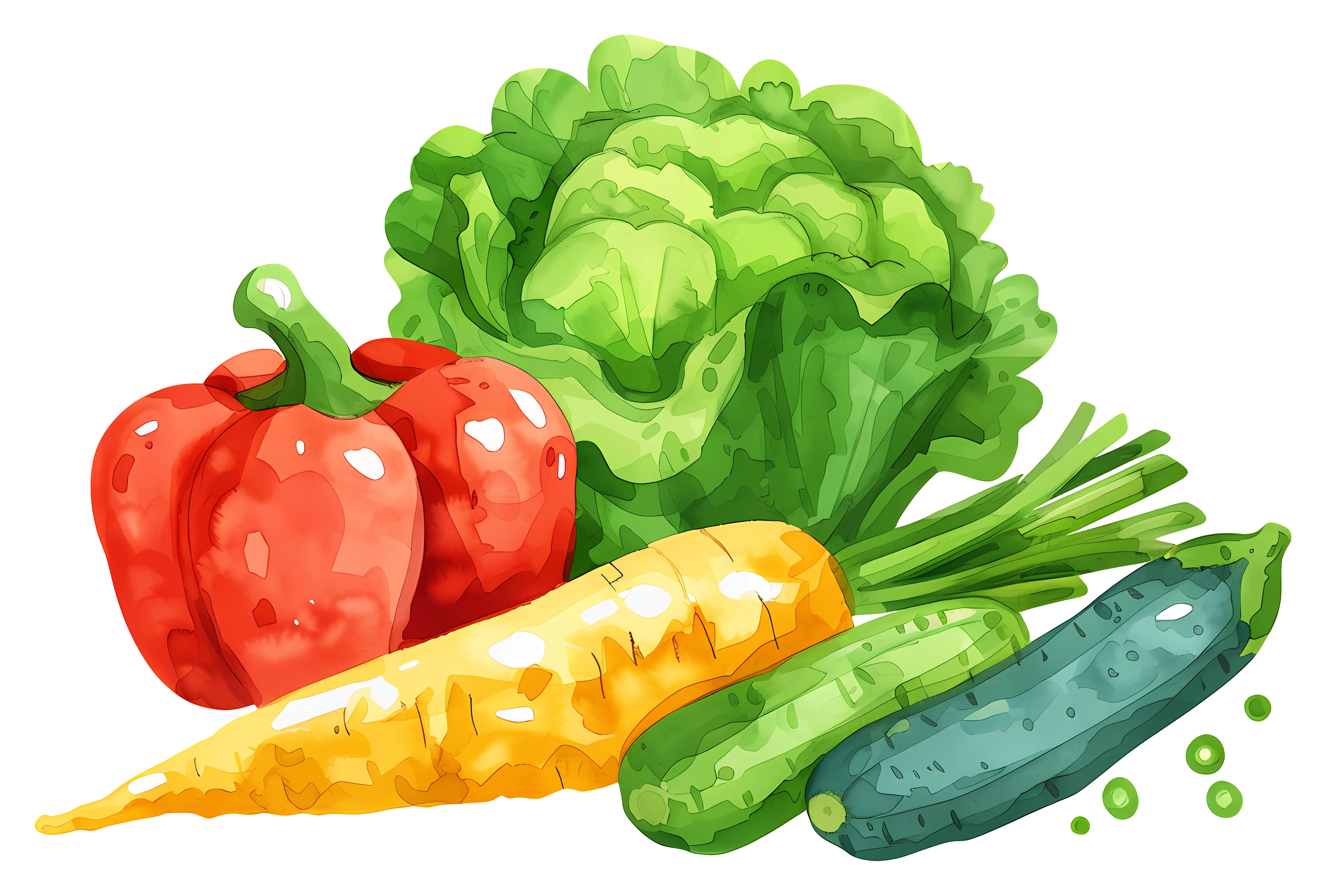 Colorful Vegetables for Healthy Eating