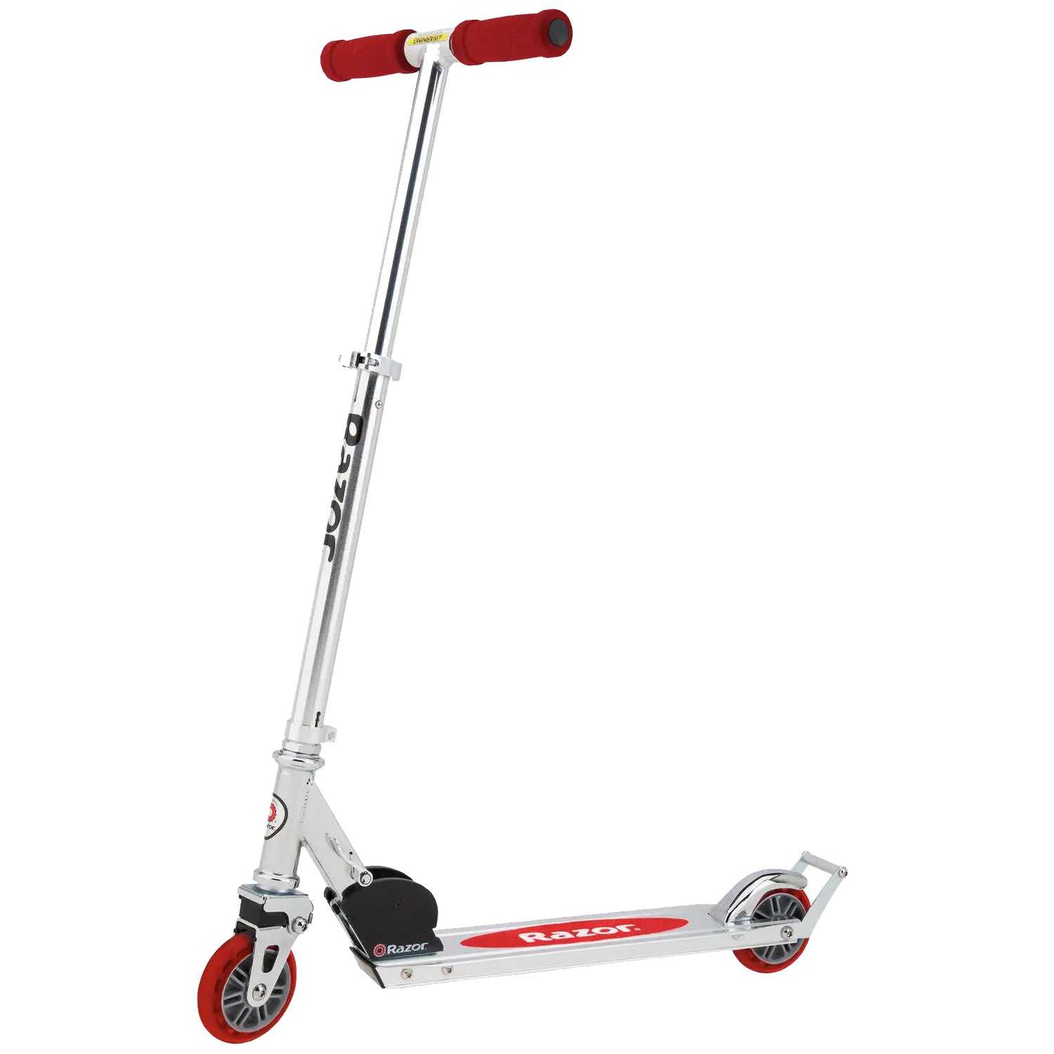 Red Scooter for Outdoor Fun