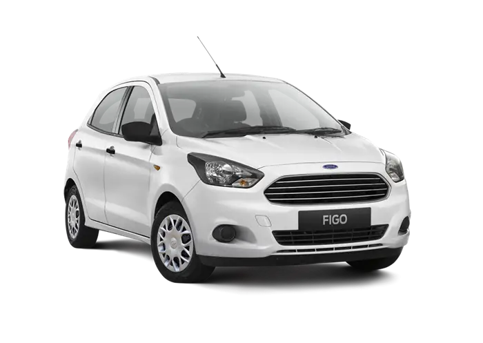 White Ford Car