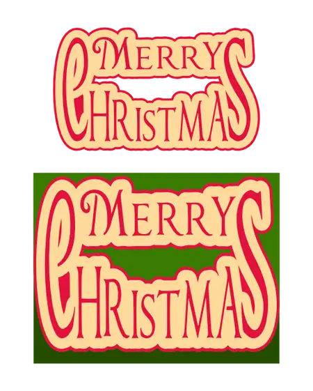 Merry Christmas Text