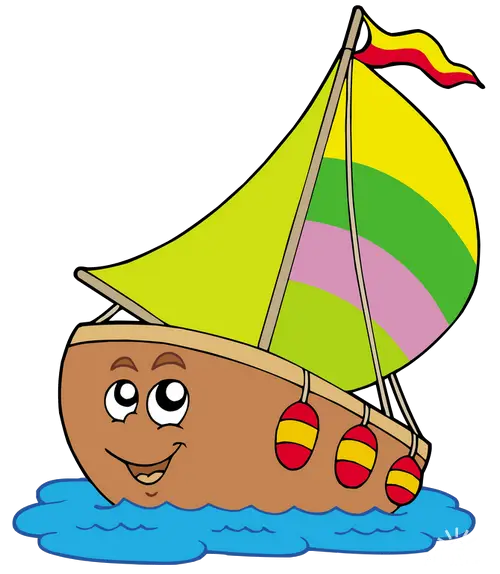 Cartoon Boat Illustration