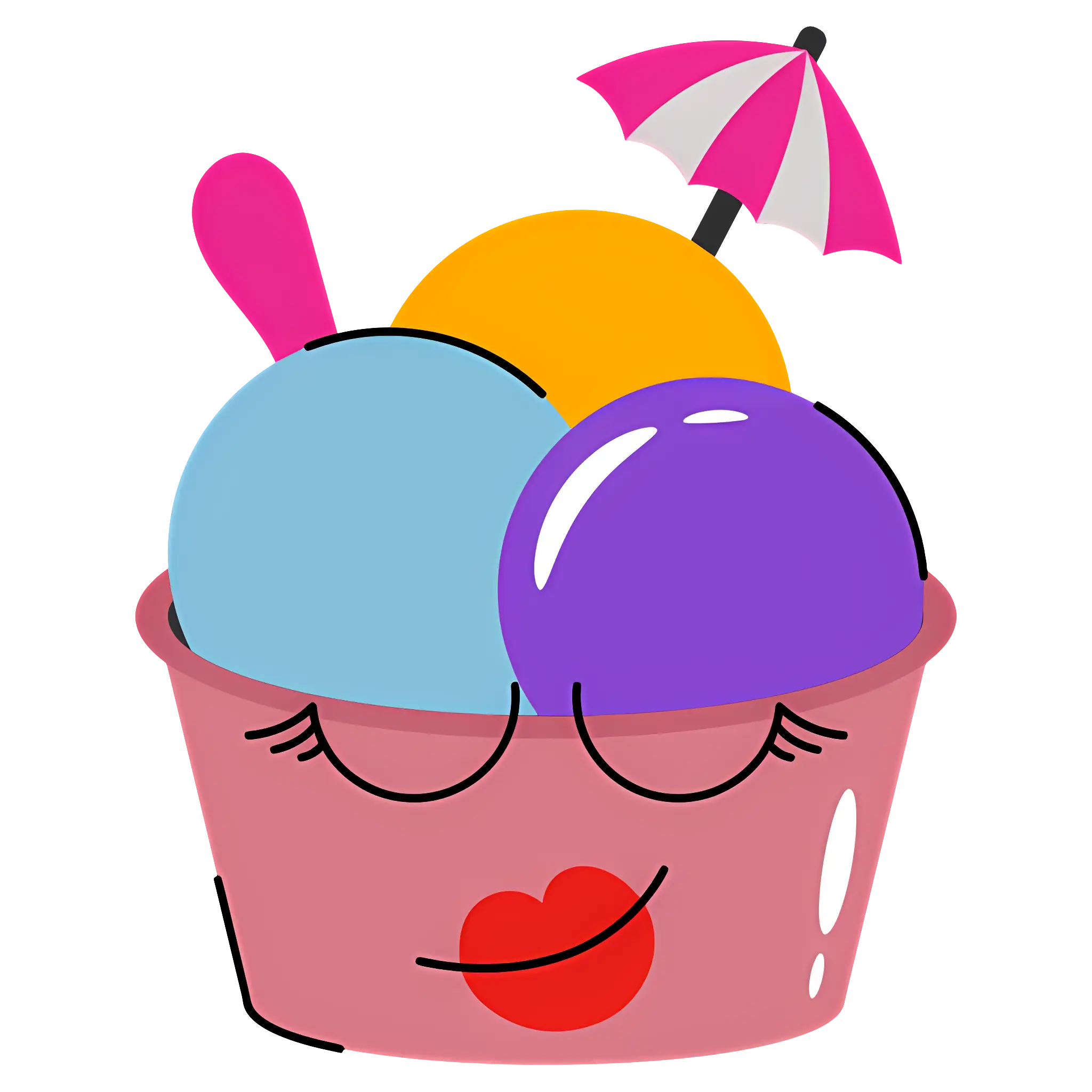Cute Ice Cream Cup