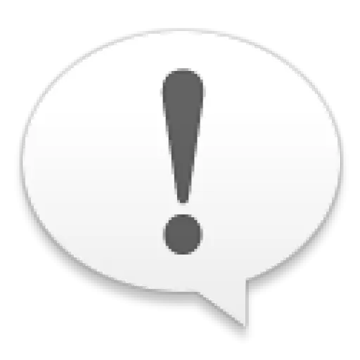 Exclamation Speech Bubble Icon