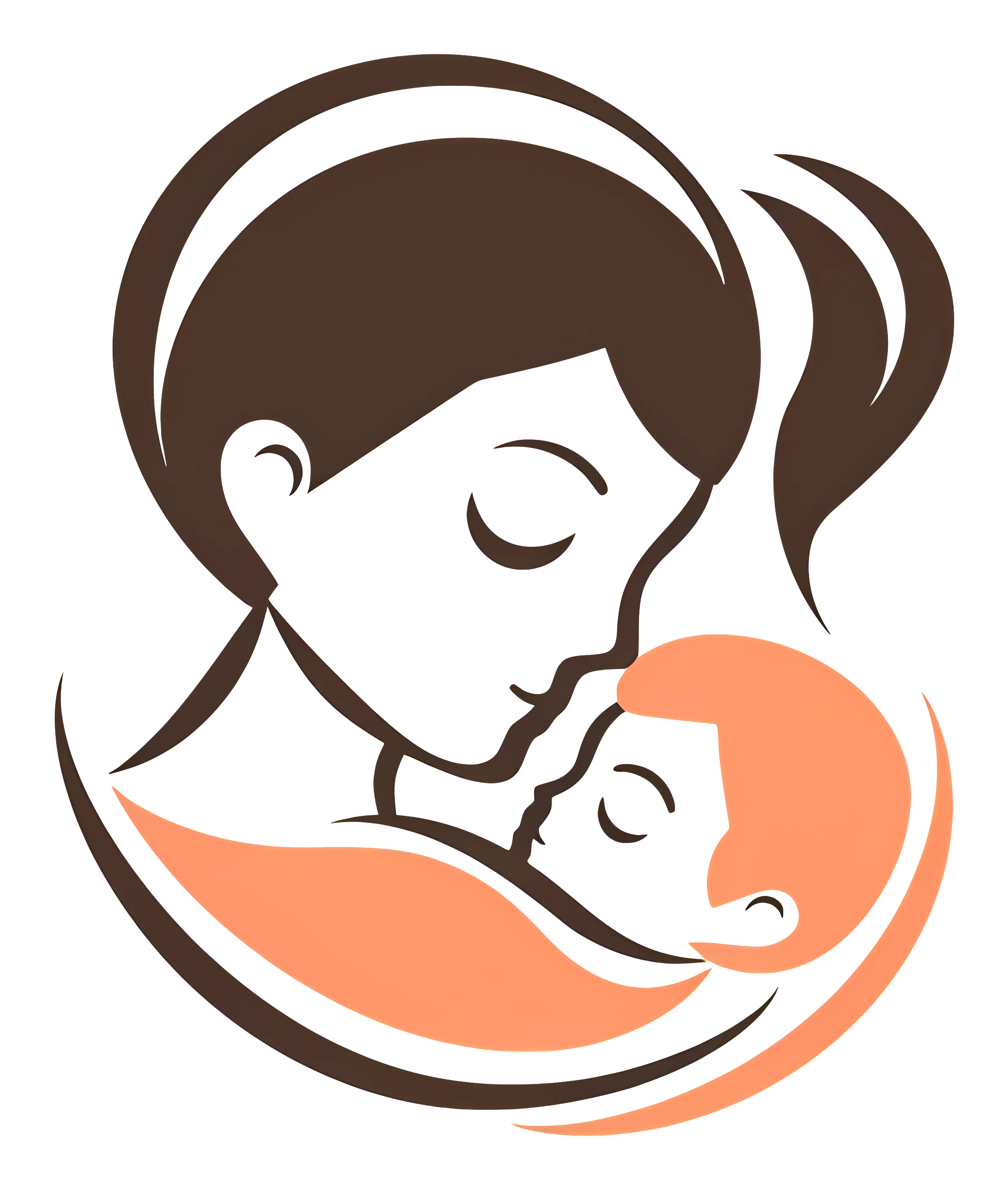 Mother and Baby Illustration