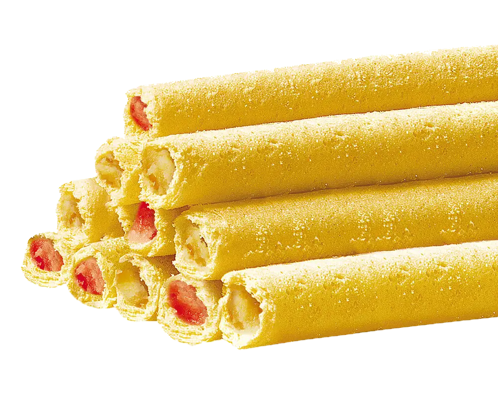 Crispy Rolled Wafers with Filling