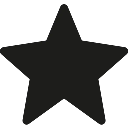 Black Star Symbol Design