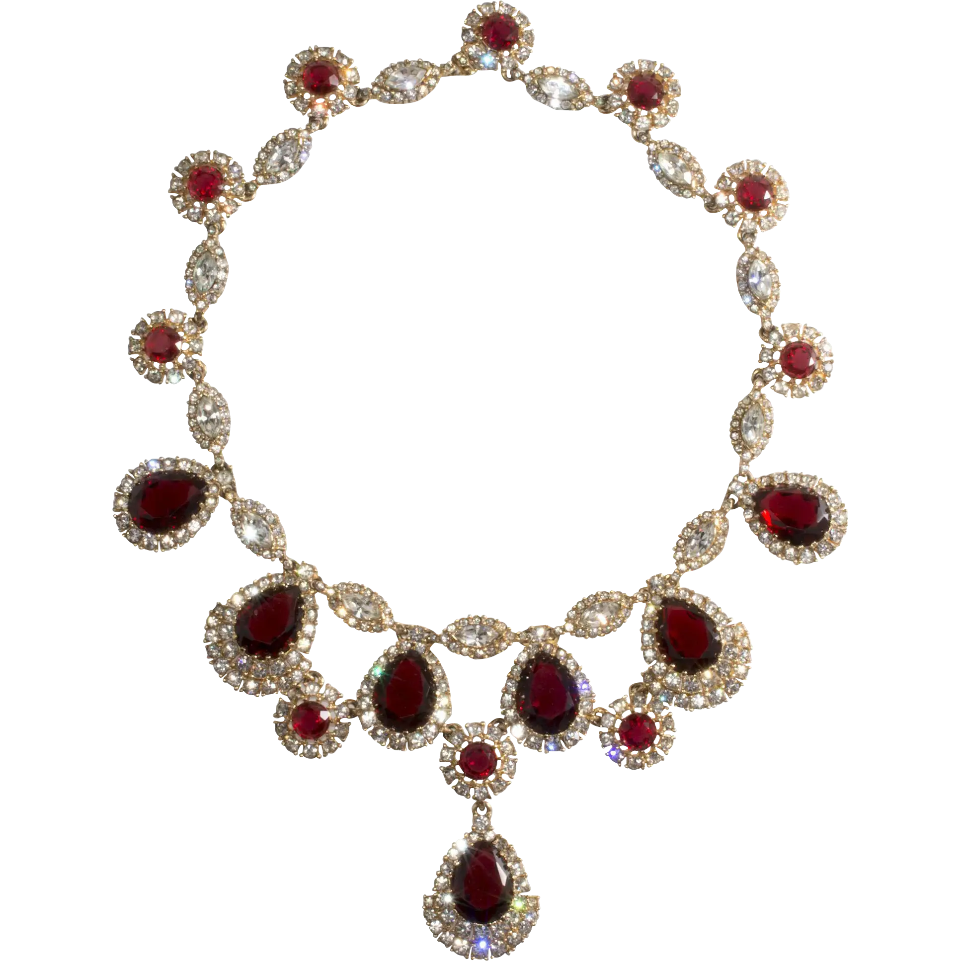Elegant Ruby Necklace