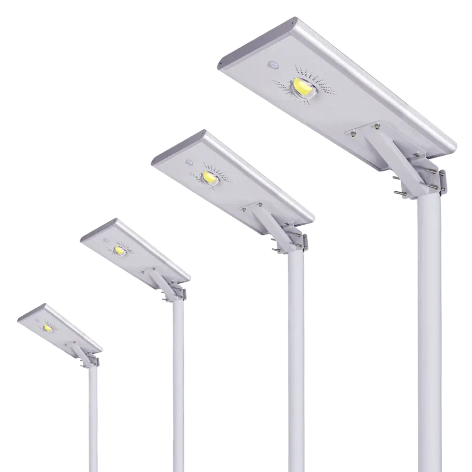 Street Lights in a Row