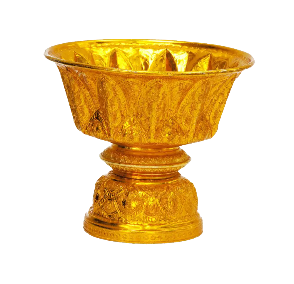 Ornate Golden Bowl