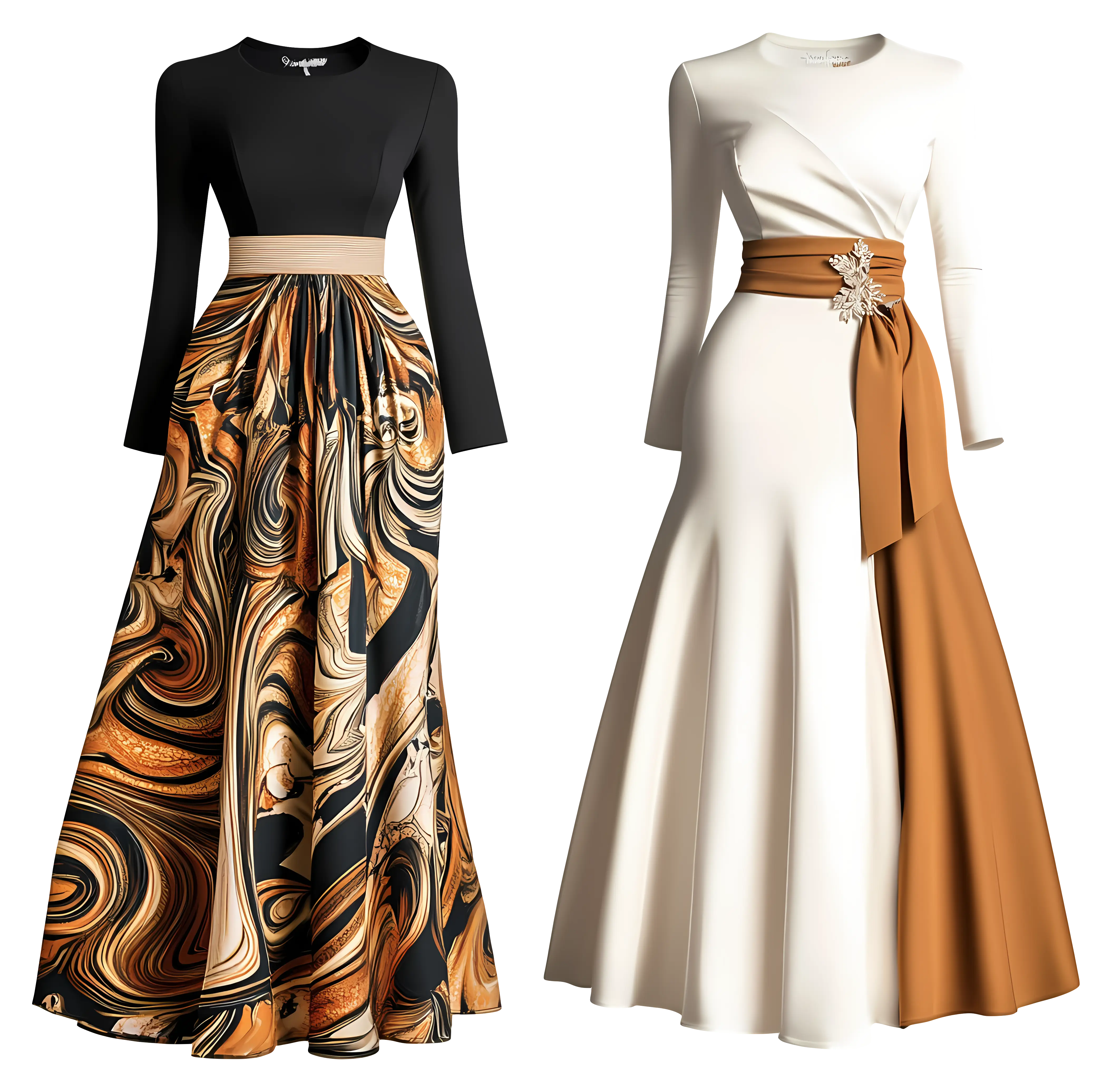 Patterned and Elegant Dresses