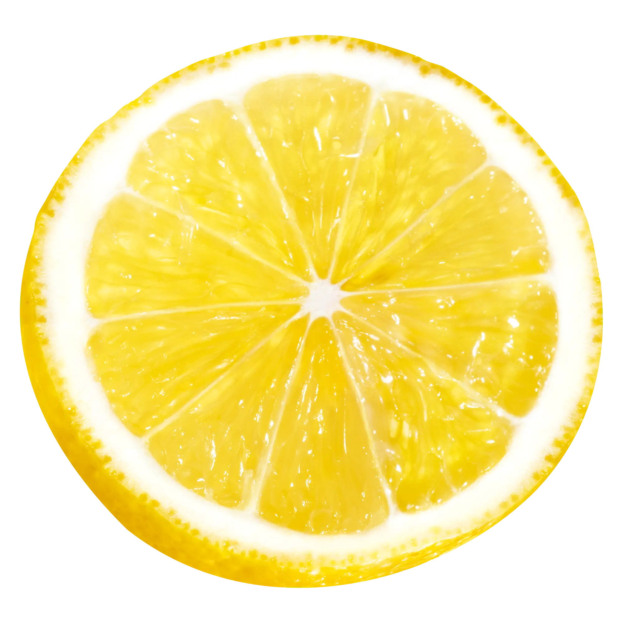Yellow Lemon Slice Illustration