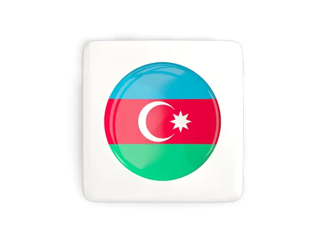 Flag of Azerbaijan Vector Icon
