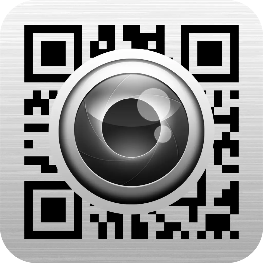 QR Code with Camera Icon