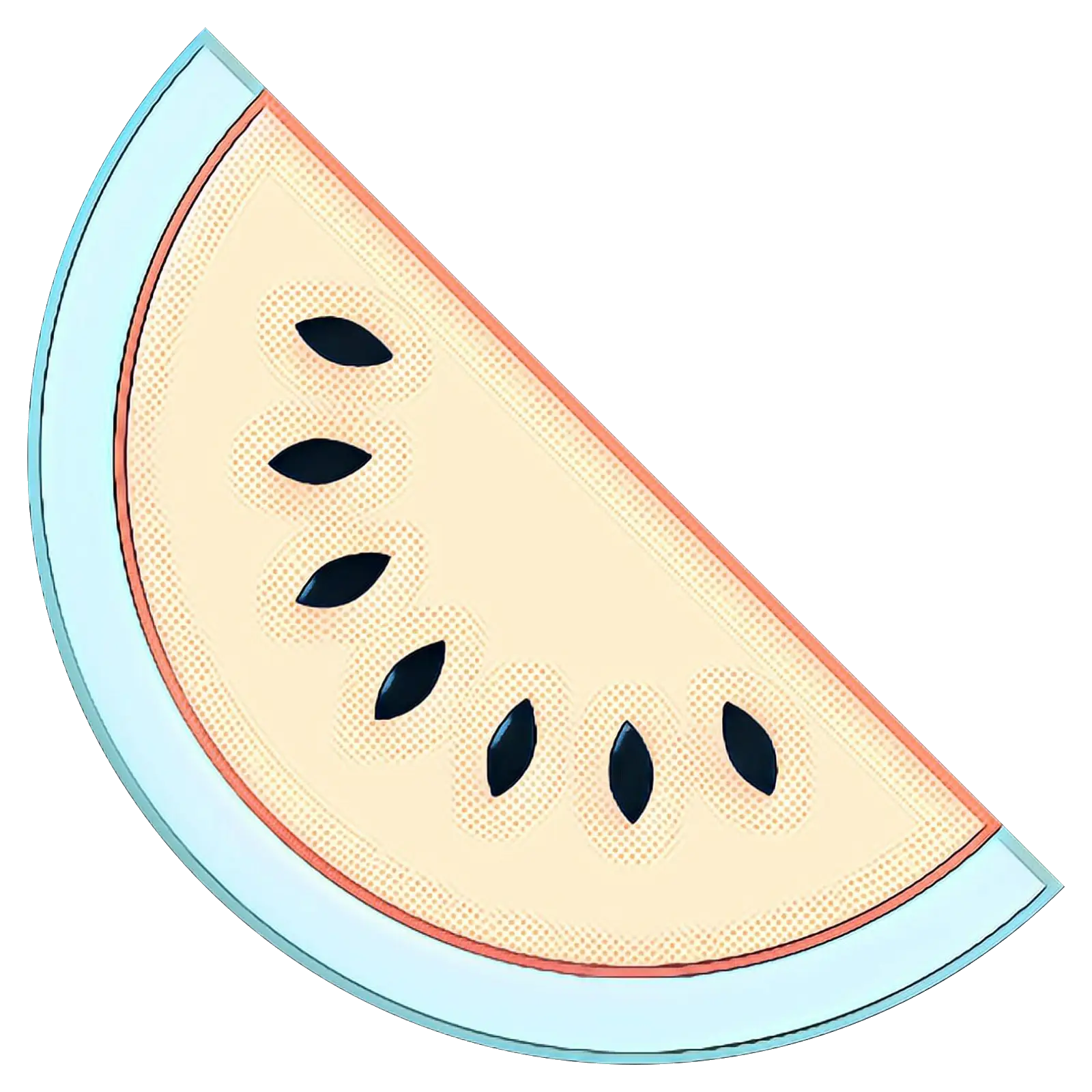 Colorful Watermelon Slice Illustration