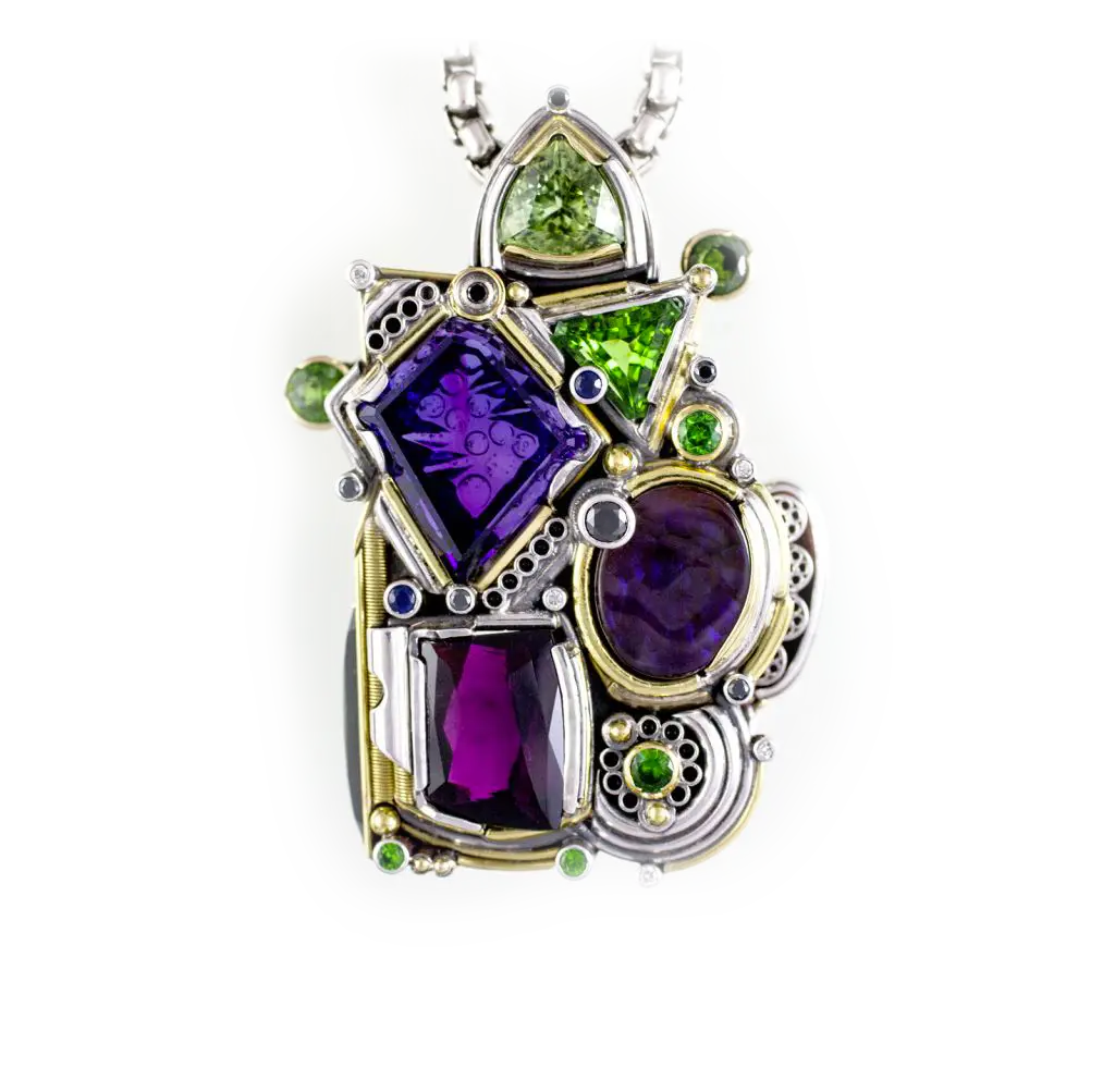 Colorful Jewelry with Various Gems
