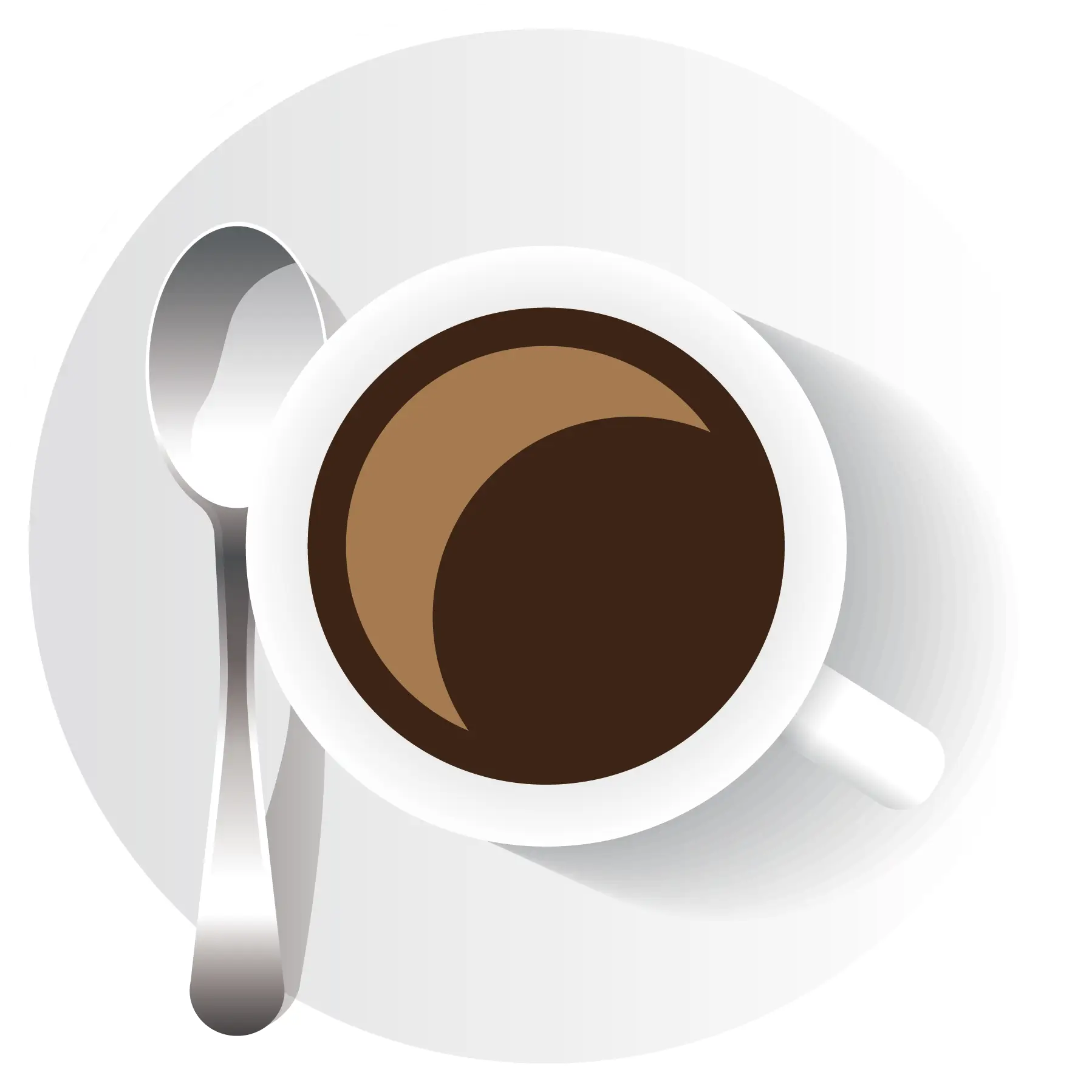 Hot Coffee Cup with Spoon