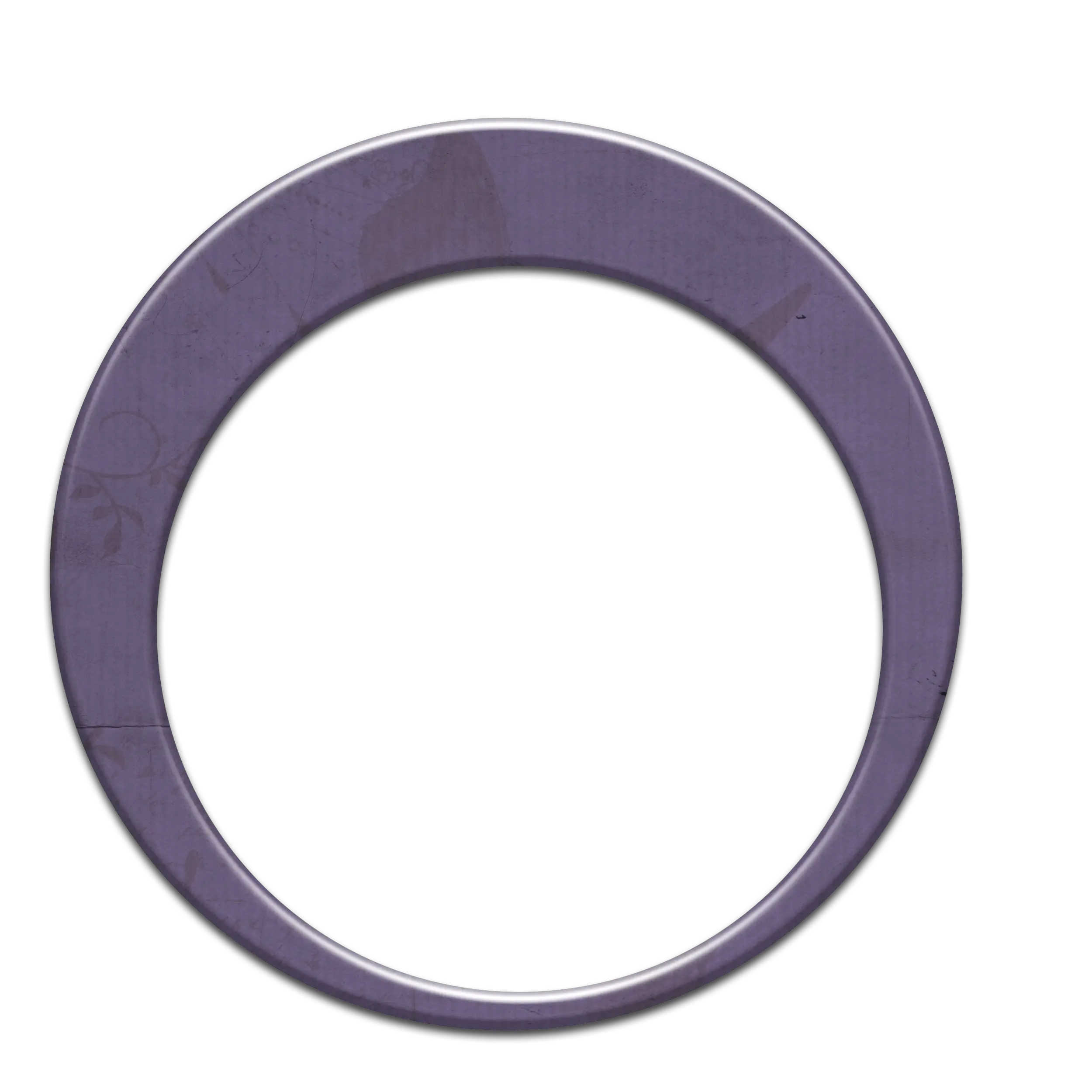 Purple circle frame