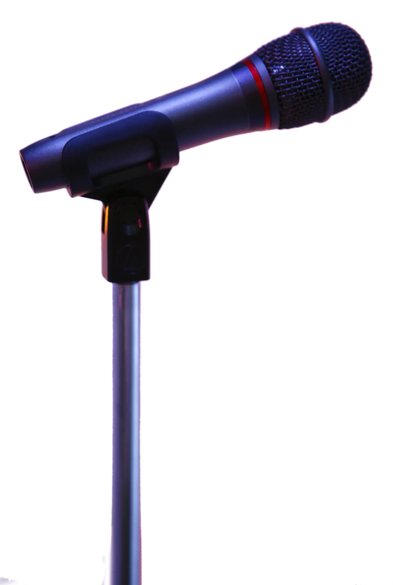 Microphone on Stand for Performances