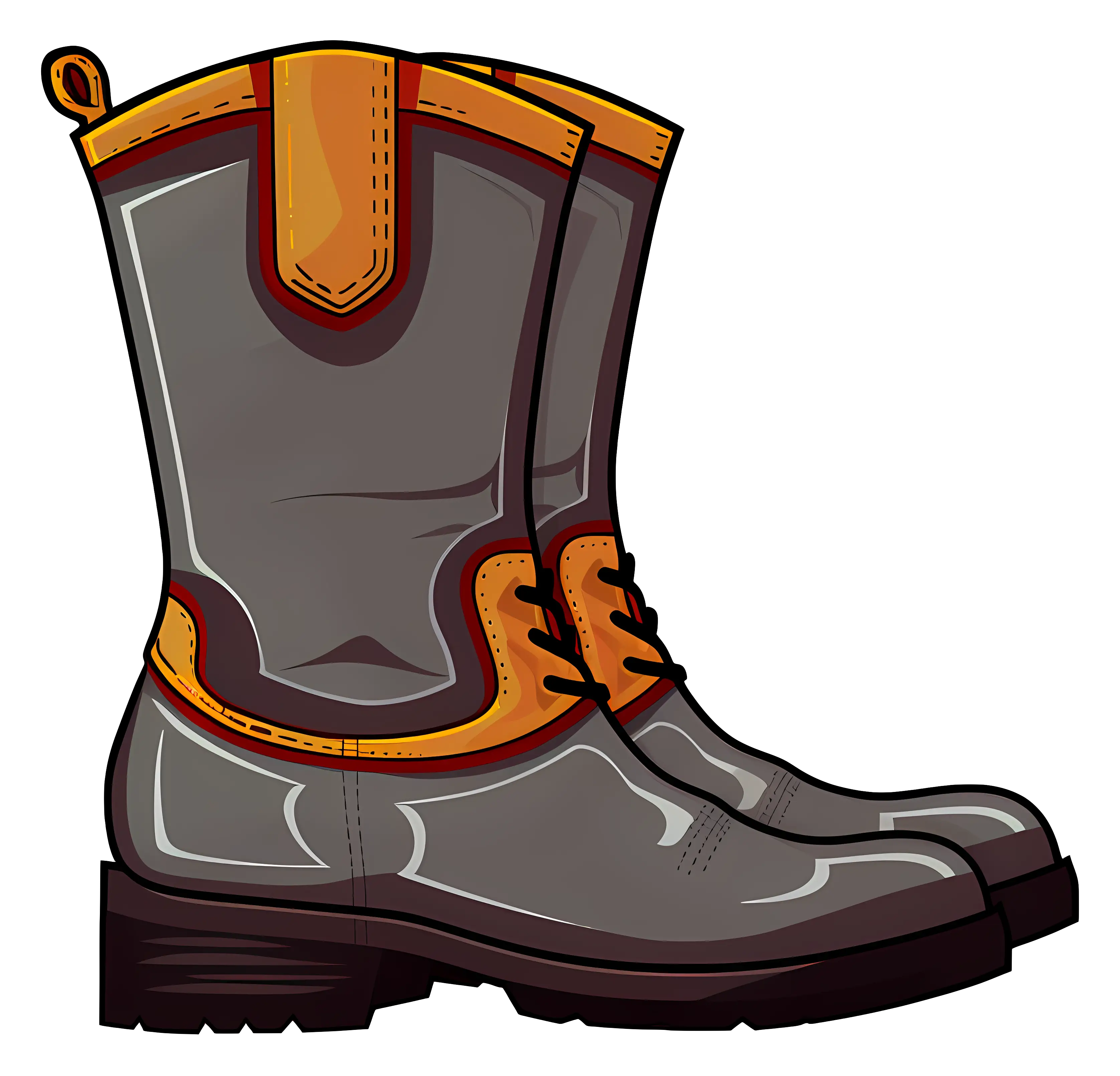 Stylish Brown Outdoor Boots