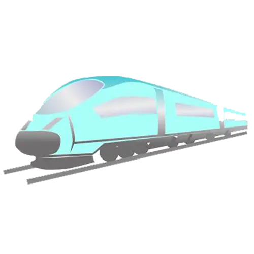 Modern High-Speed Train