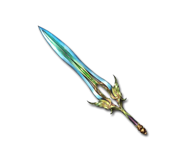 Decorative Blue Fantasy Sword Design
