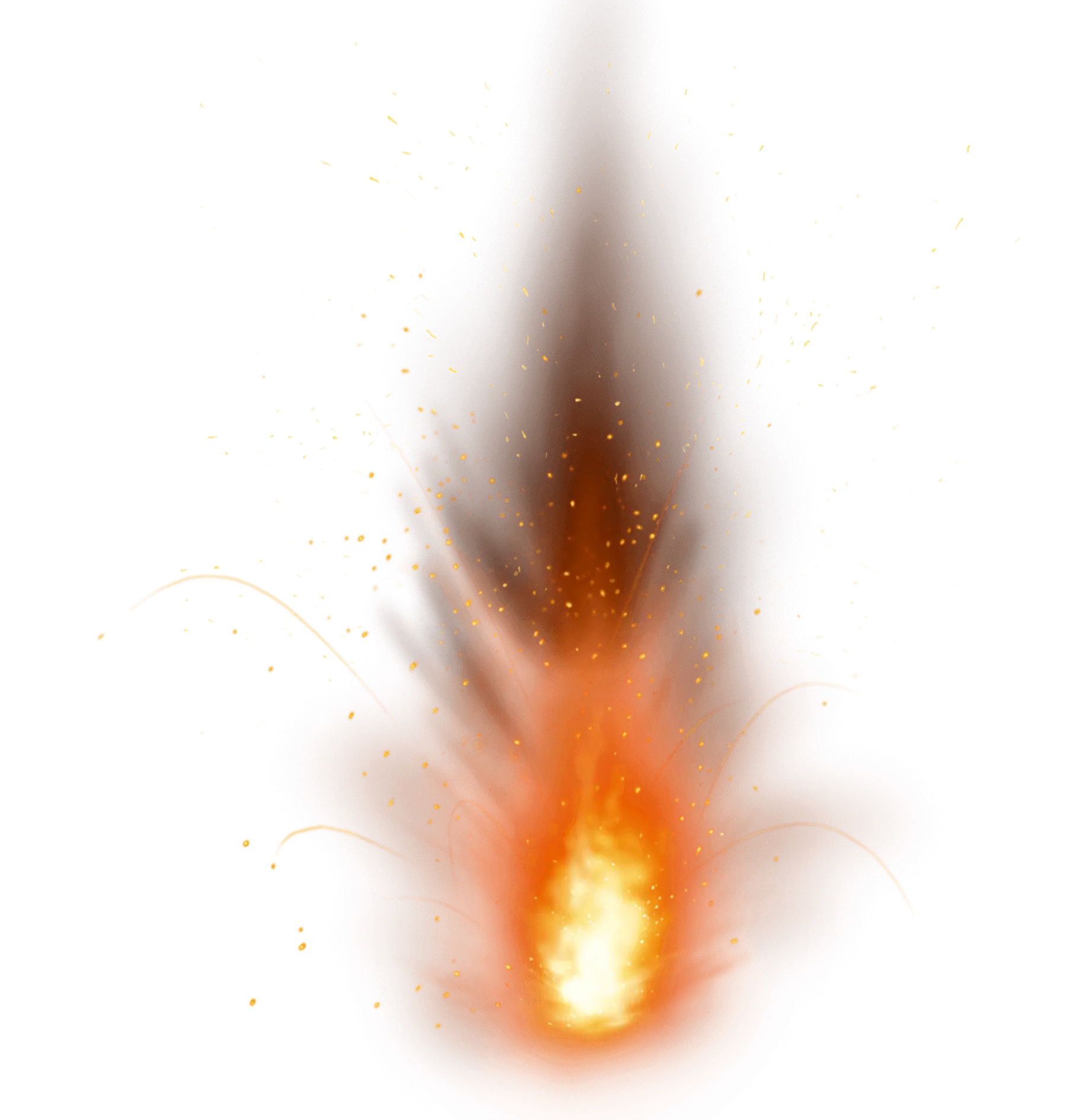 Flaming Fire Trail Effect